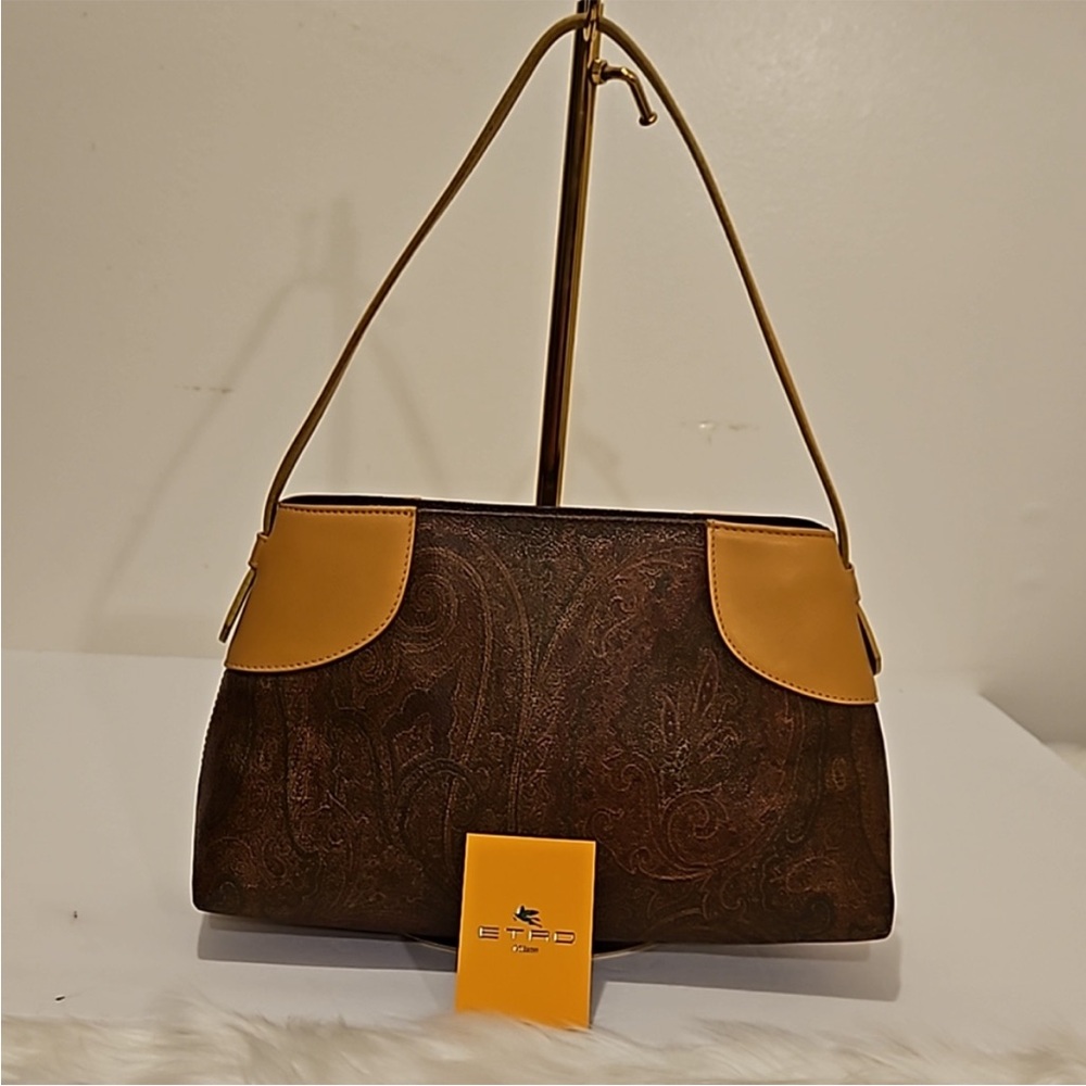 Etro Paisley Jacquard Hobo Handbag, with care card. EUC